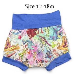 Custom made shorts-New- Disney print